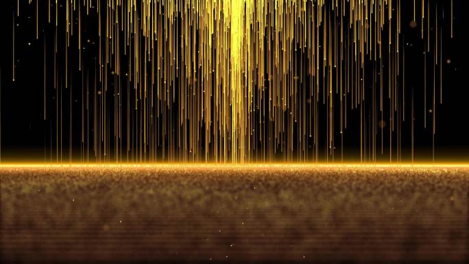 金色粒子LED背景素材