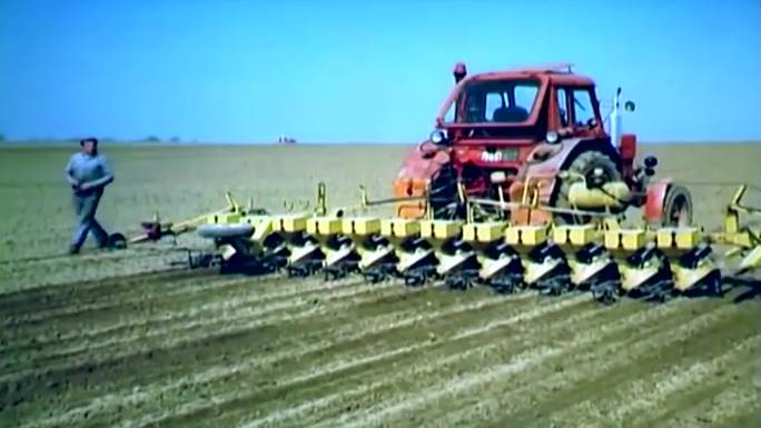 80年代西方欧洲机械化农业种植业农场