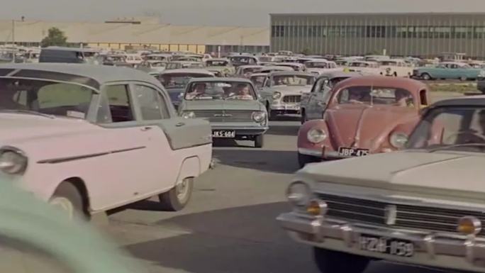 60年代西方欧洲发达国家生活面貌风光街景