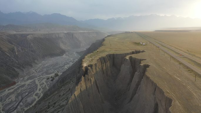 原创 新疆塔城安集海大峡谷自然风光航拍