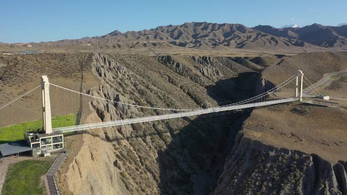 原创 新疆旅行独山子大峡谷自然风光航拍