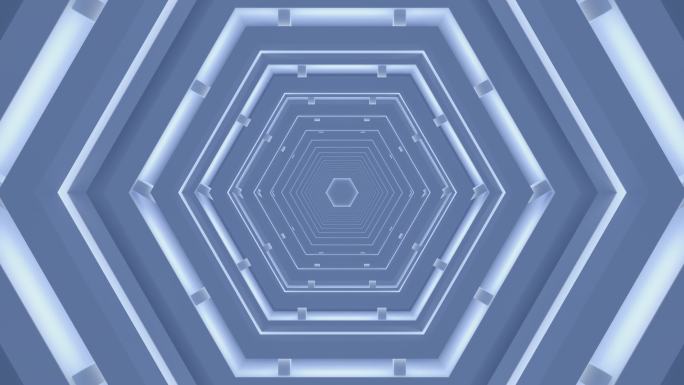 【无限循环4k时尚背景】3D隧道穿梭空间