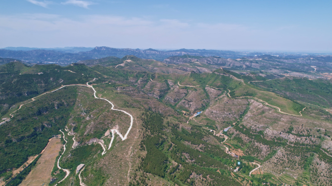 济南 南部山区航拍4K