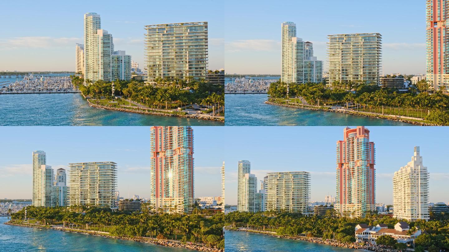 迈阿密城市景观美国迈阿密楼市奢华高端意境