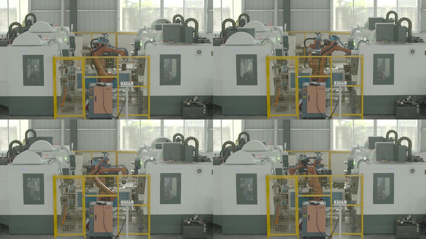 自动机器人生产线加工冲压数控机床自动焊接