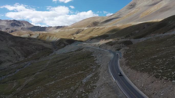 原创新疆旅行独库公路雪山森林自然风光航拍