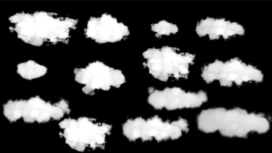 13款白云透前背景视频素材下载含PNG图