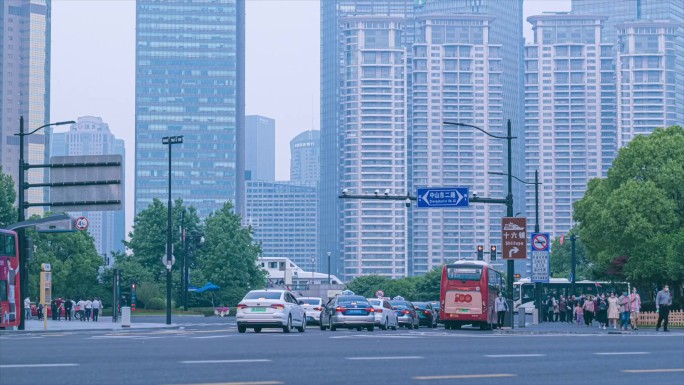 上海延时移轴小人国素材