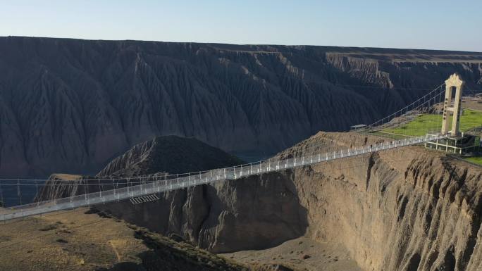 原创 新疆旅行独山子大峡谷自然风光航拍