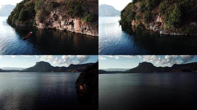 绝美泸沽湖风光 女神湾 格姆女神山