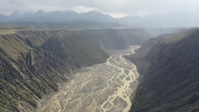 原创 新疆塔城安集海大峡谷自然风光航拍