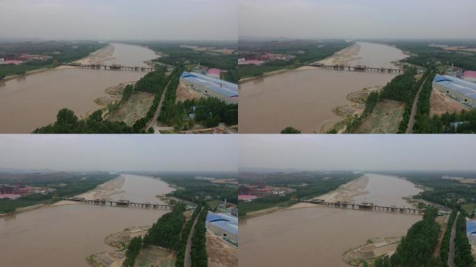 山东济南：聊泰铁路黄河公铁桥进展顺利