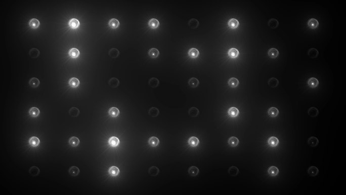 4K白色阵列灯光闪烁小
