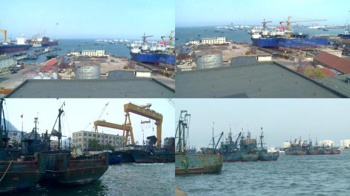 海港渔业码头渔船-1