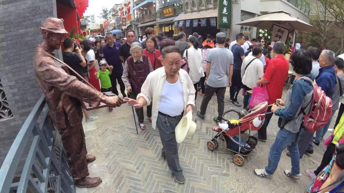 昆明茶马花街人流延时