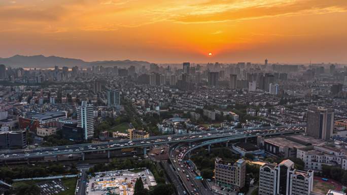 杭州钱江新城延时 城市阳台