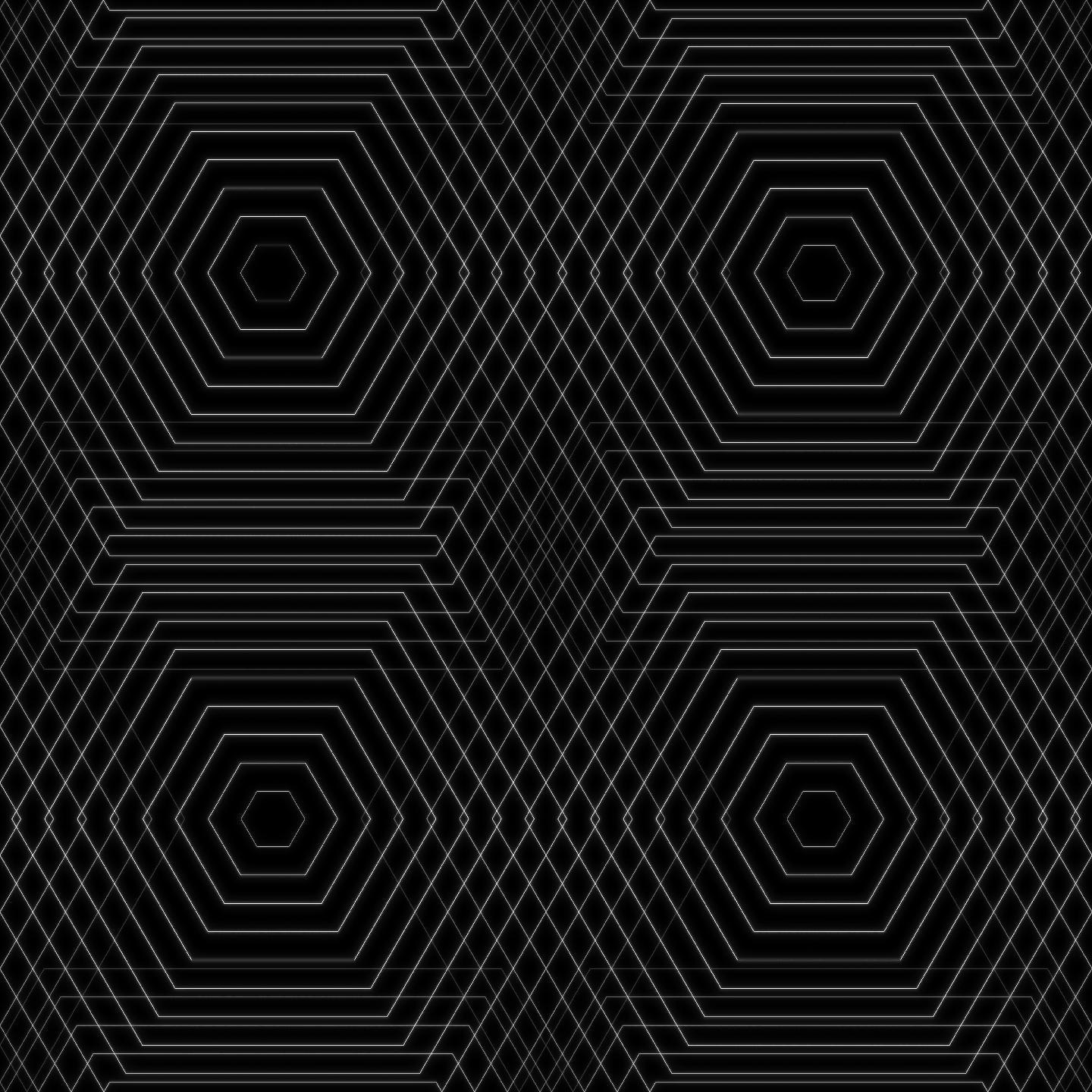 【超清】黑白线条几何背景无缝循环 02