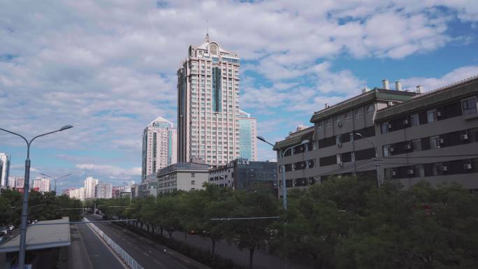 北京朝阳路万科时代中心十里延时实拍4k