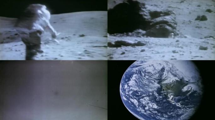 70年代美国航空航天研究登月返回地球