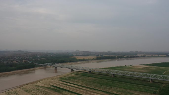 山东聊城：平阴黄河公路大桥清晨景色如画