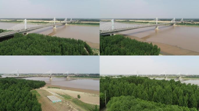 济阳黄河大桥航拍1