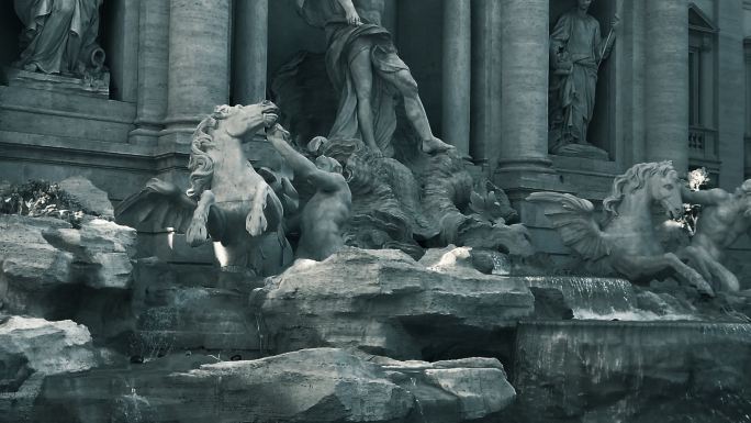 Trevi Fountain，意大利罗马
