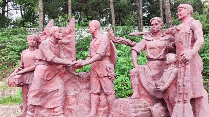 鄂豫皖苏区英雄浮雕