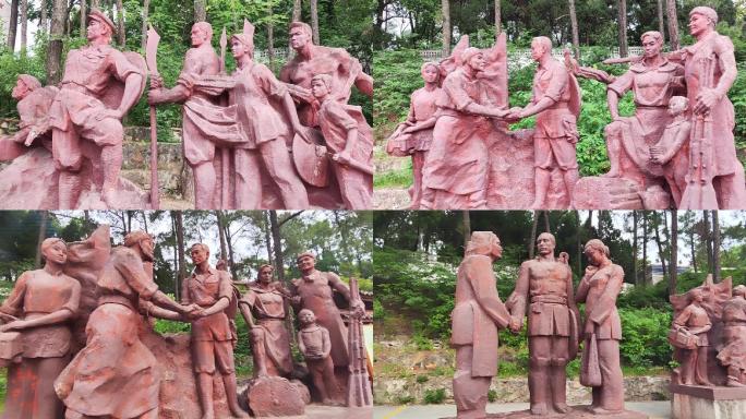 鄂豫皖苏区英雄浮雕