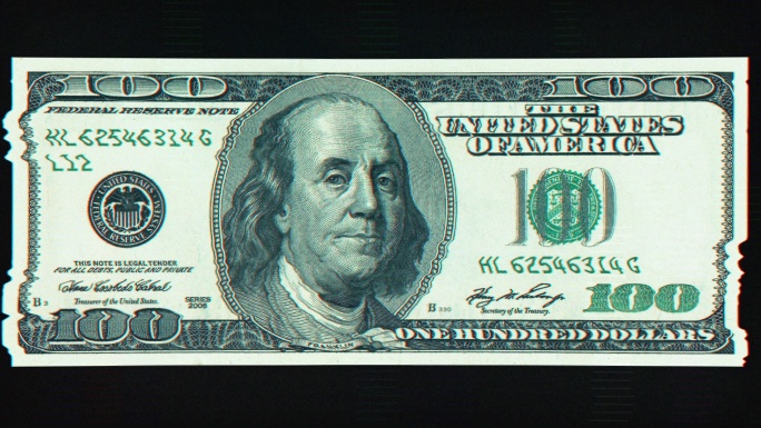 100美元美国钱币