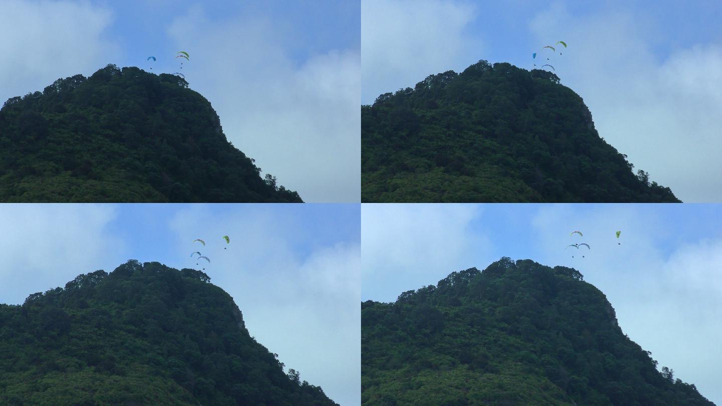 悬挂式滑翔机-新西兰蒙加努伊山