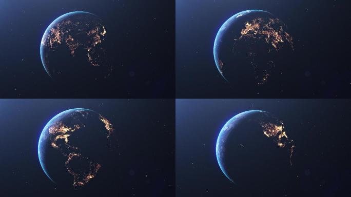 地球 地球夜景