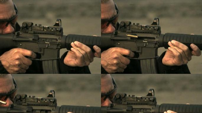 高速摄影机-M16步枪