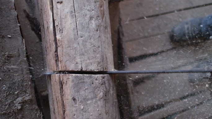 原木机床的切削加工