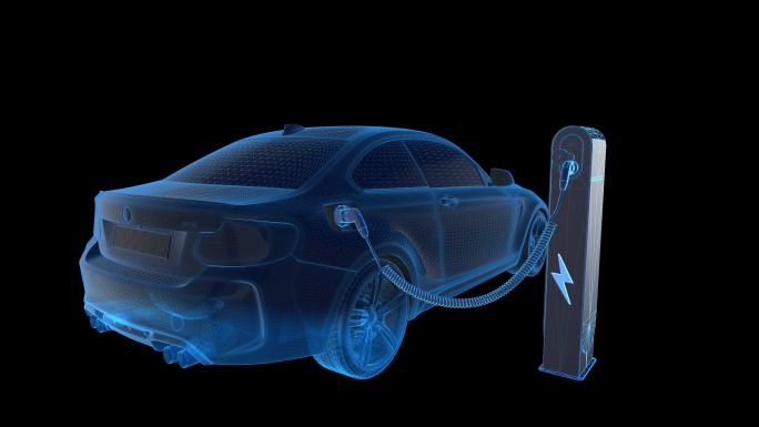 4K新能源汽车充电桩装置蓄电通道循环