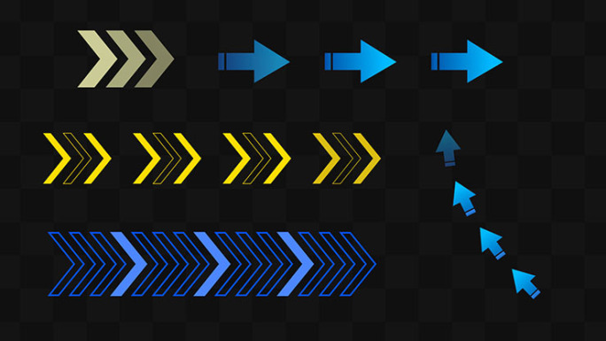 【无需插件】常用箭头动画AE模板