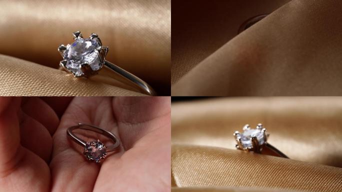 钻石戒指珠宝首饰结婚求婚