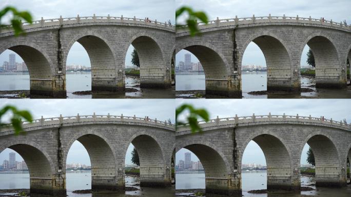 大石拱桥视频素材