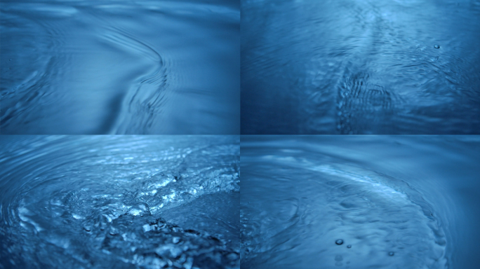 蓝色水波纹 抽象水波纹 蓝色水流