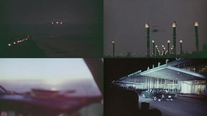 70年代莫斯科机场航班民航客机