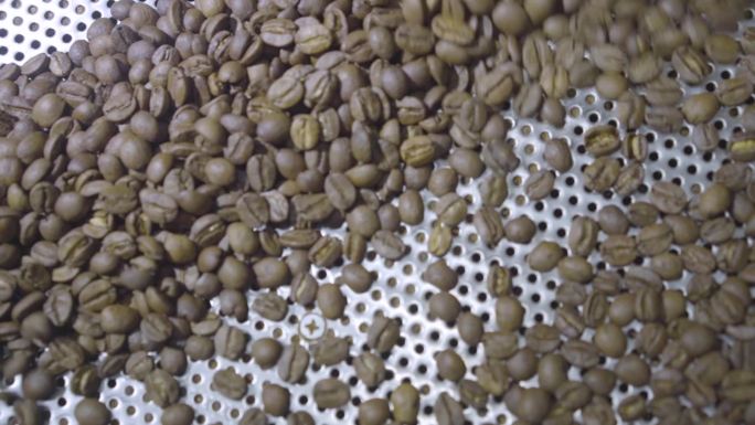 咖啡豆烘培咖啡果仁加工过程