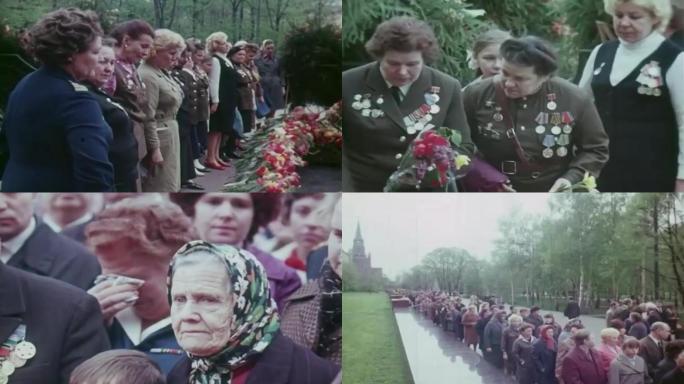 70年代莫斯科纪念二战卫国战争胜利