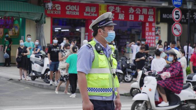 交警 交通警察4k