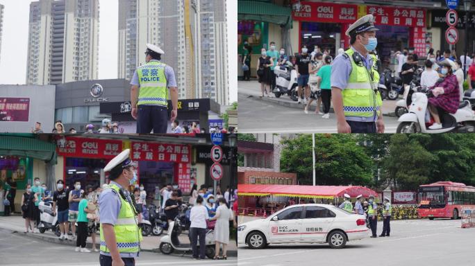 交警 交通警察4k