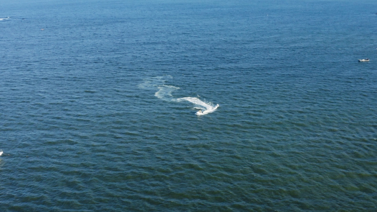 4K 海浪 沙滩 东山岛 航拍