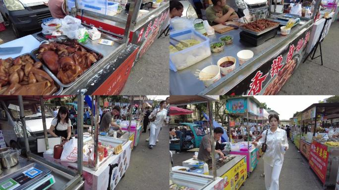 四川省眉山市金罗马夜市