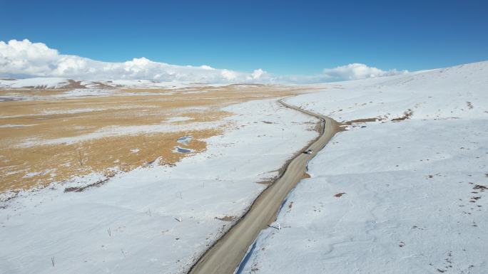 原创三江源国家公园黄河源巴颜喀拉雪山公路