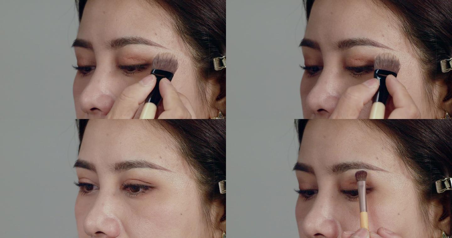 美女化妆美妆视频眼影化妆步骤
