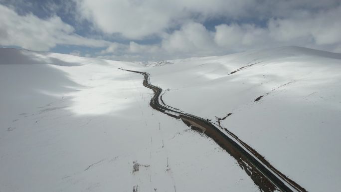 原创三江源国家公园黄河源巴颜喀拉雪山公路