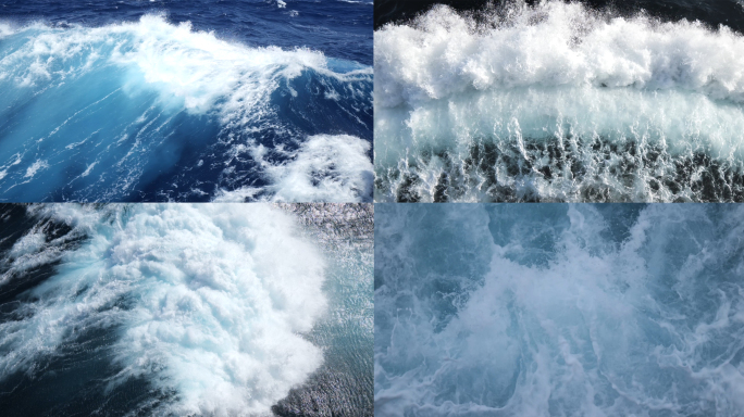 海浪-六款不同形态的深海巨浪