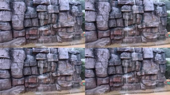 石头滴水穿石特写镜头素材视频